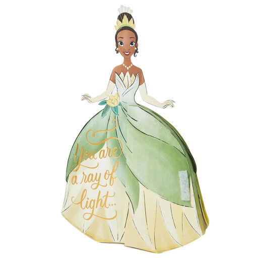 Disney The Princess and the Frog Tiana Ray of Light Honeycomb 3D Pop-Up Card, 