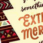 Extra Merry Money Holder Christmas Card, , large image number 5