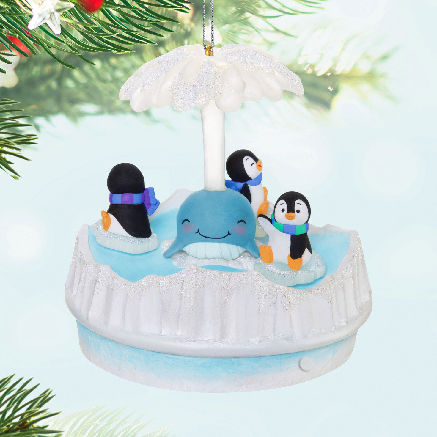 Playful Penguins Musical Ornament With Light and Motion for only USD 57.99 | Hallmark