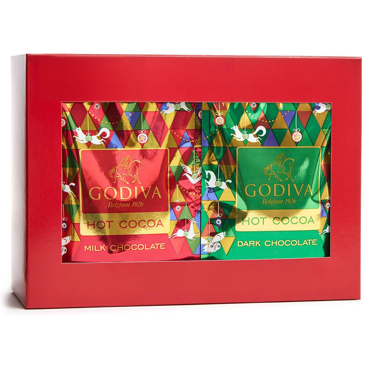Godiva Chocolatier Hot Cocoa Variety Holiday Gift Pack, 12 Packets Candy & Chocolate Hallmark
