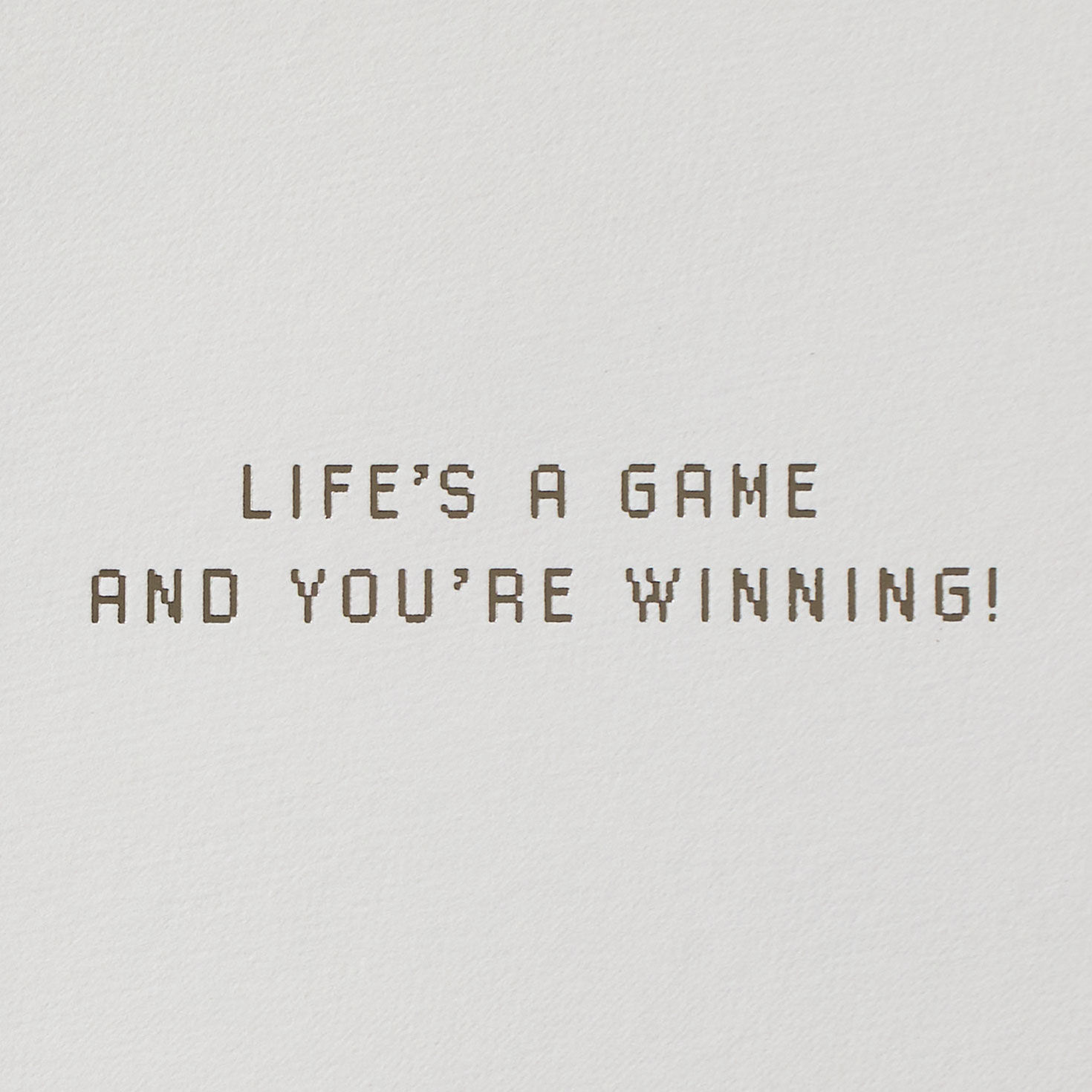 Life's a Game You're Winning Birthday Card, , large image number 2