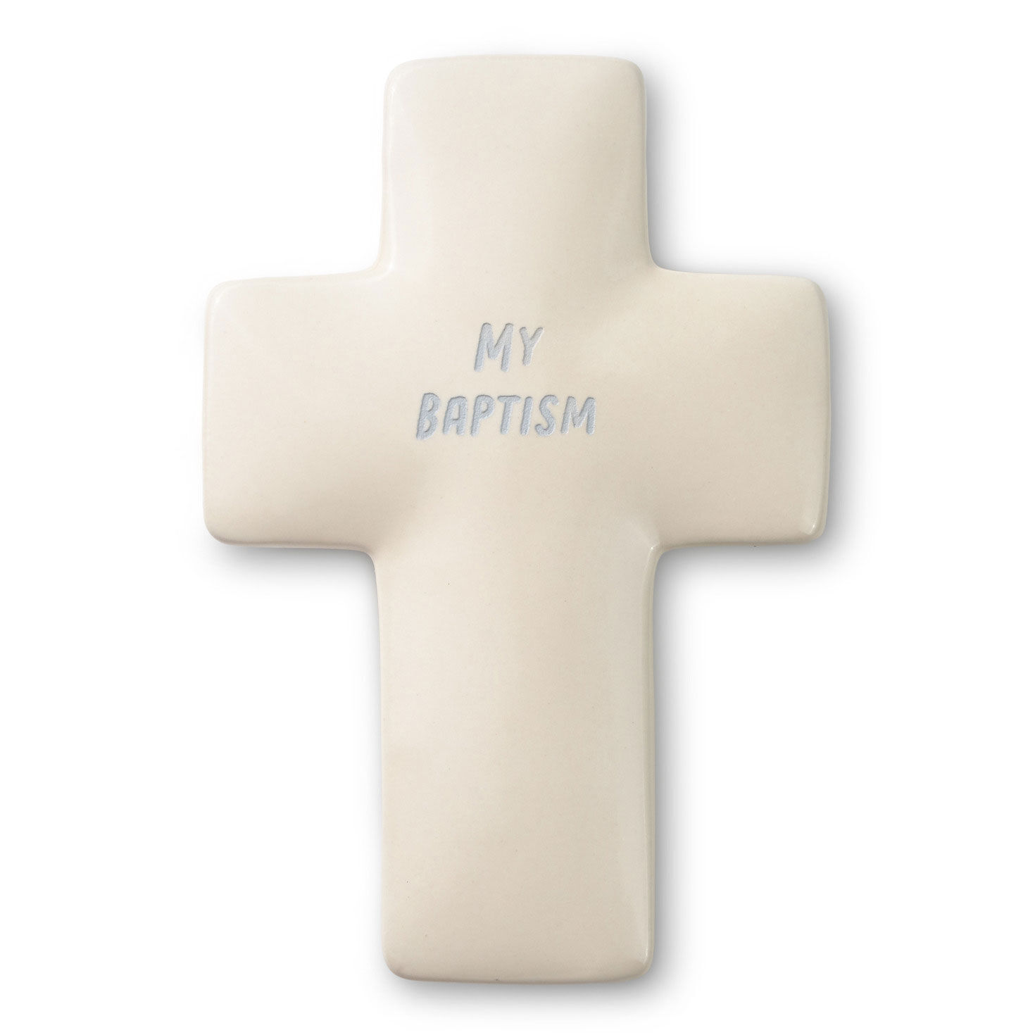 Cream Ceramic Cross Lidded Trinket Dish for Baptism package front image number 5