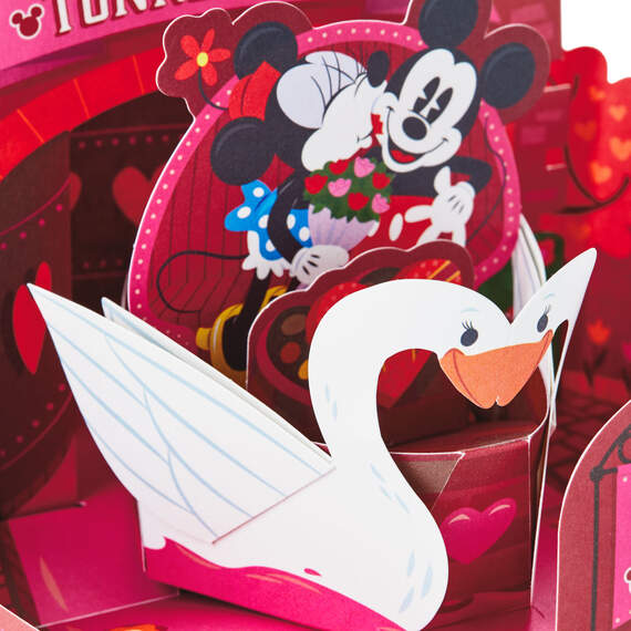 Disney Mickey and Minnie Pop Up Musical Valentine's Day Card With Light, , large image number 5