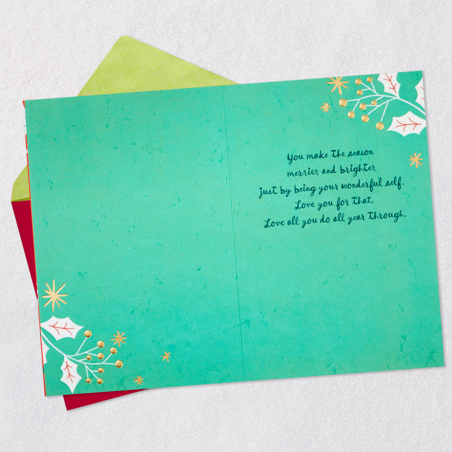 You Bring the Christmas Magic Christmas Card for Auntie, , large image number 3