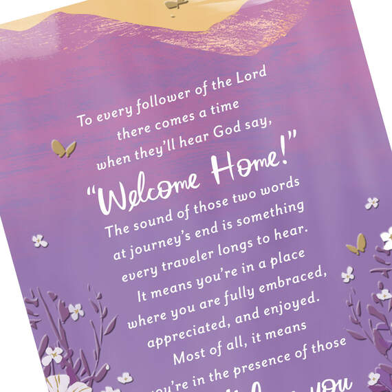 Welcome Home Religious Sympathy Card, , large image number 4