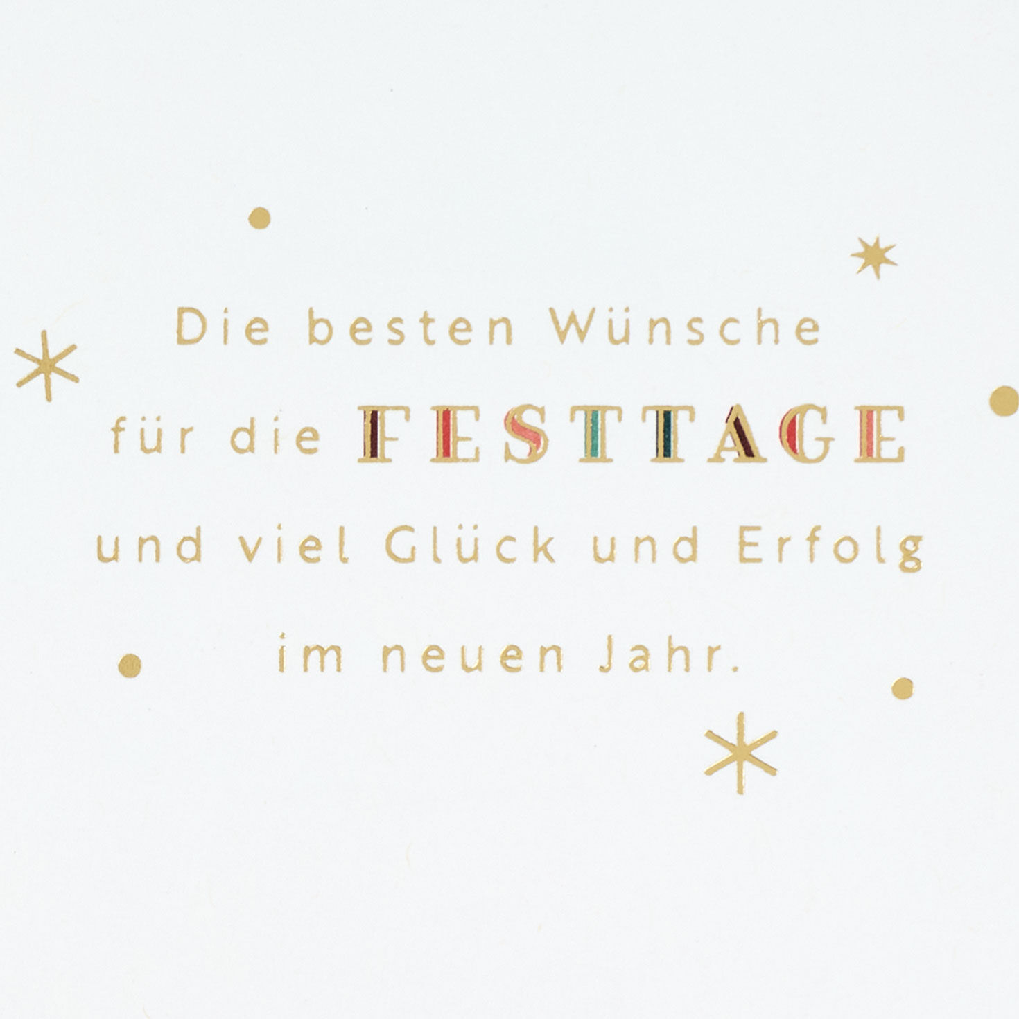 Holiday Happiness German-Language Christmas Card sentiment image number 2
