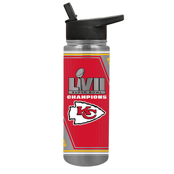 Great American KC Chiefs Super Bowl LVII Champions Stainless Steel Water Bottle, 24 oz.