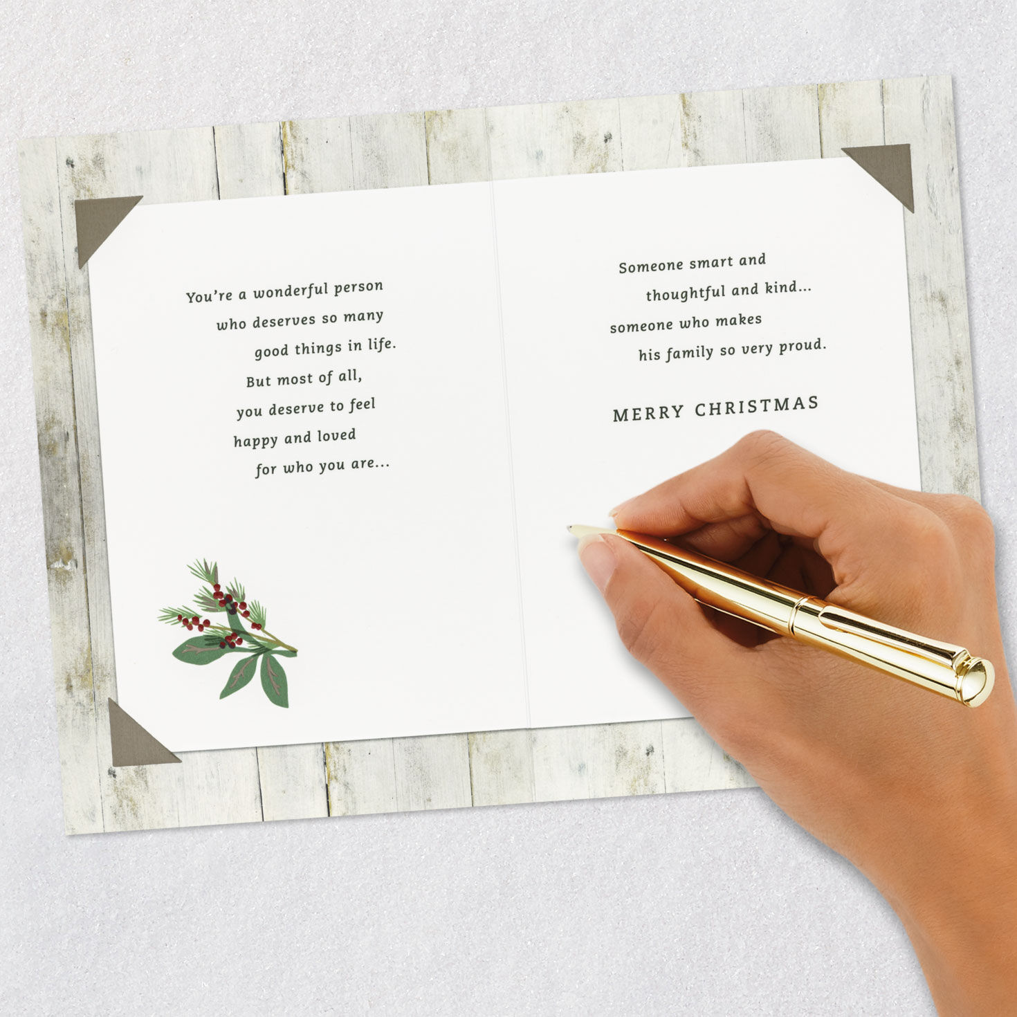 You're a Wonderful Person Christmas Card for Son, , large image number 7