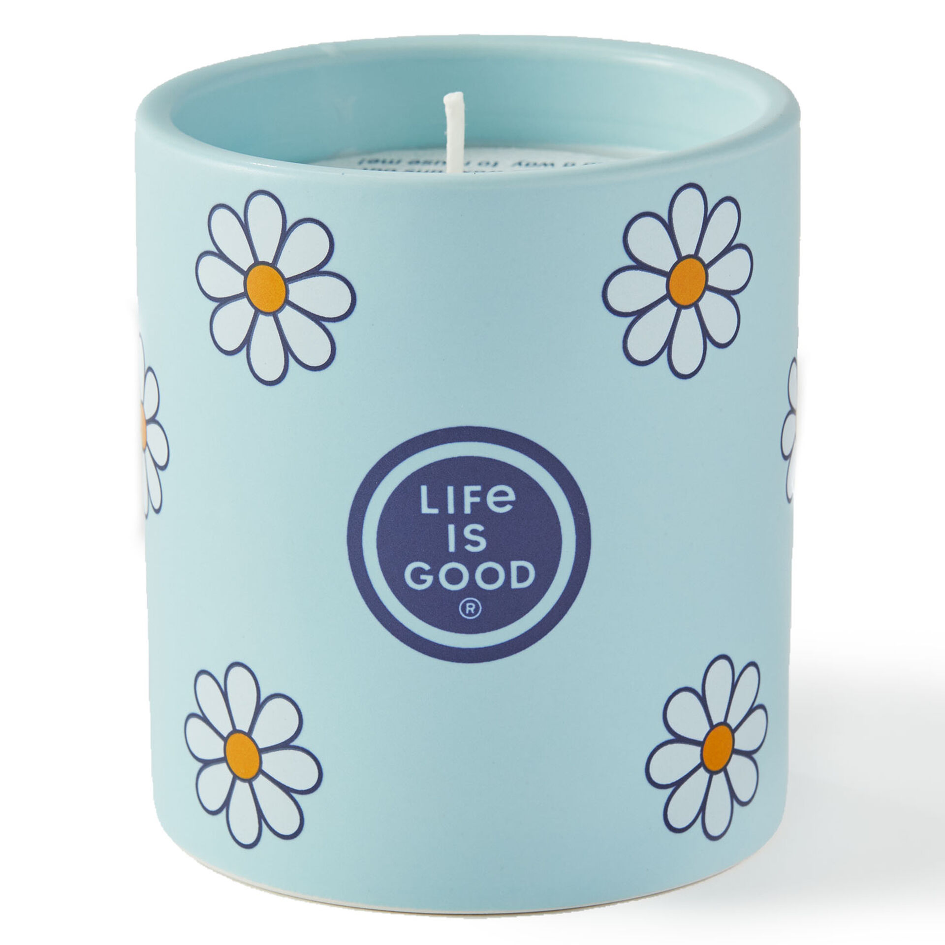Life is Good Nice Daisy Ceramic Jar Candle, 12 oz. Candles Hallmark