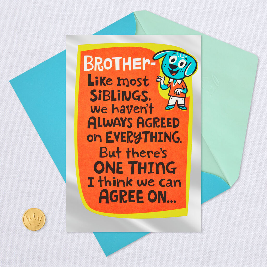 Pretty Damn Old Funny Pop Up Birthday Card For Brother Greeting