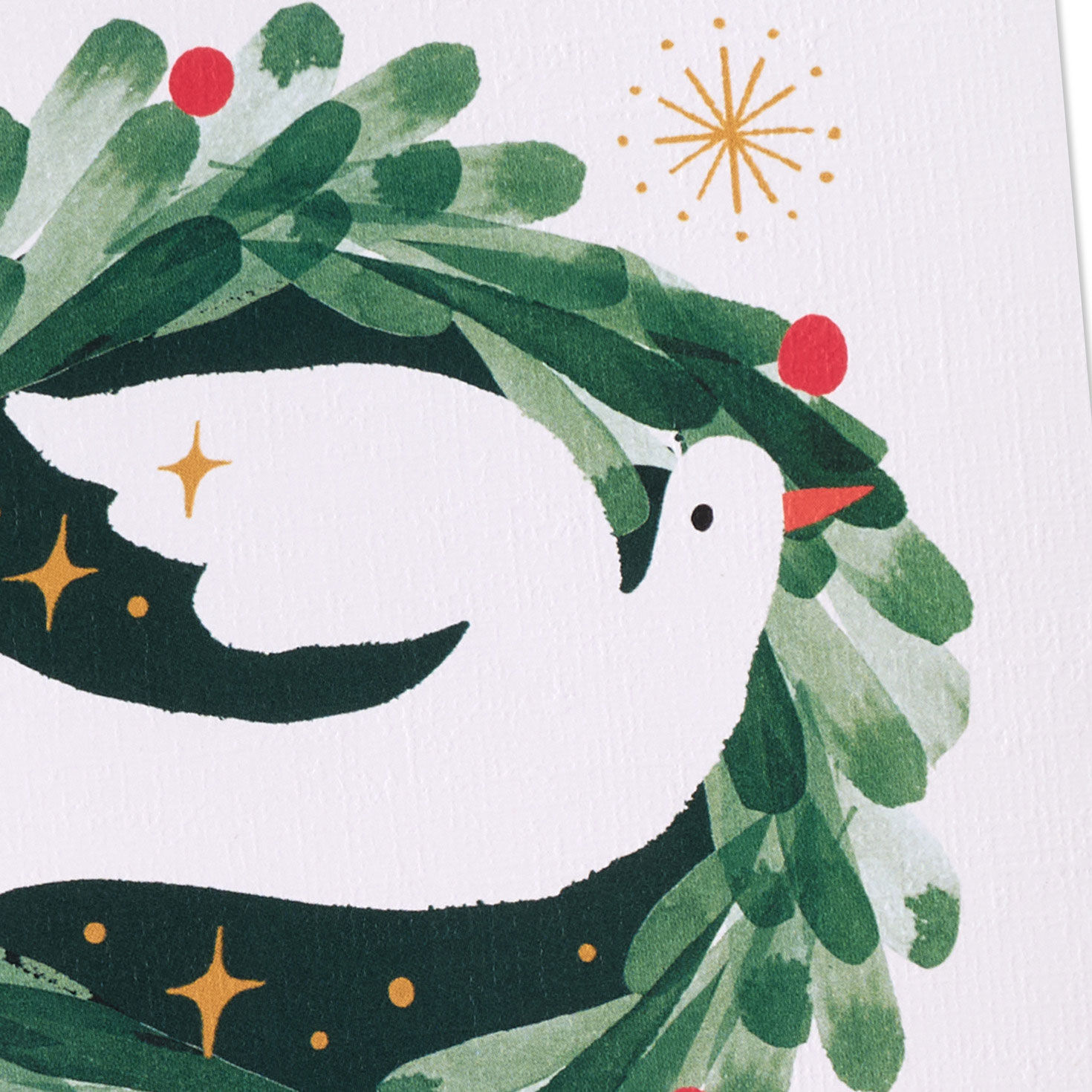 Dove on Watercolor Wreath Boxed Christmas Cards, Pack of 16 for only USD 15.49 | Hallmark