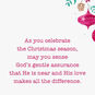 White Dove With Branch Religious Christmas Card Sentiment image number 2