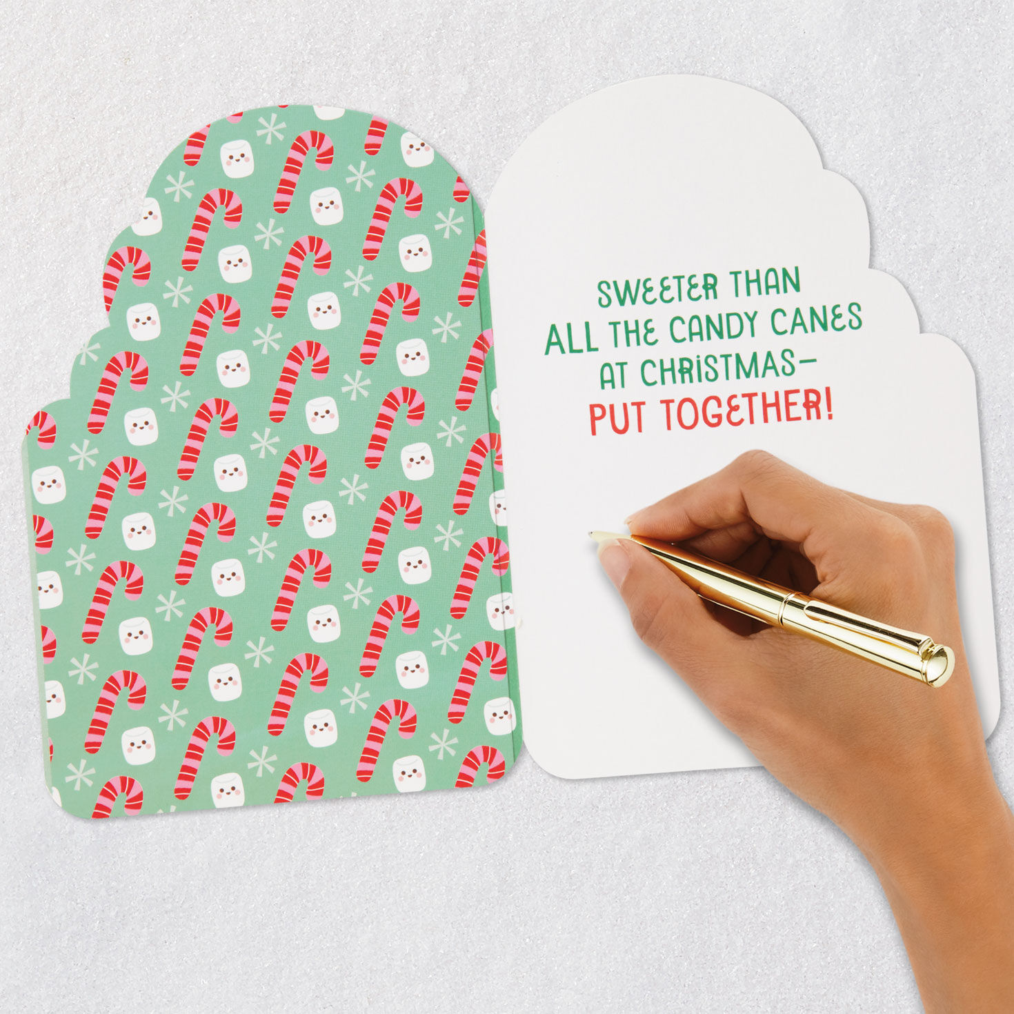 Sweeter Than Candy Canes Christmas Card for Grandson, , large image number 6