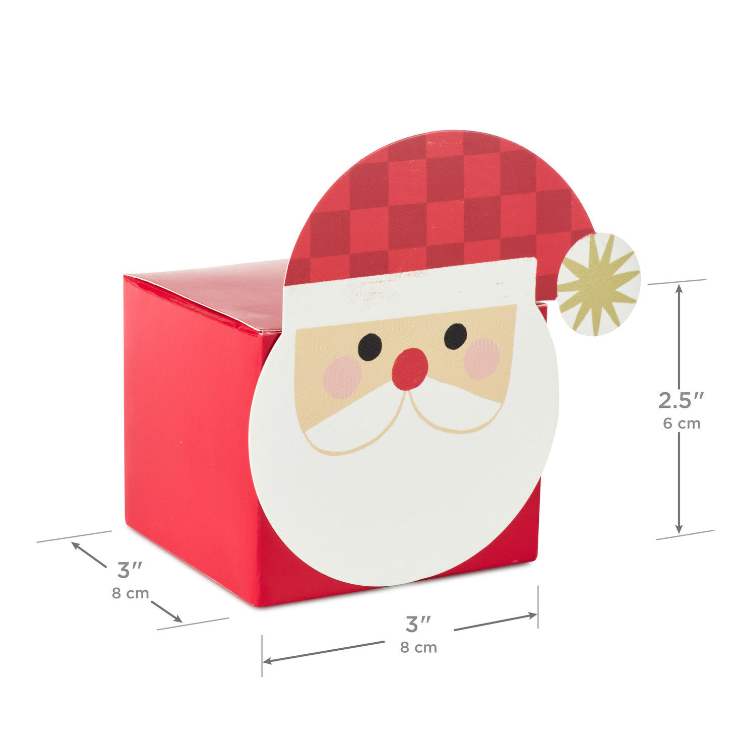 Santa, Penguin and Deer Holiday Mini Gift Boxes measurement image number 3