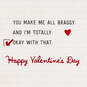 You Make Me Braggy Valentine's Day Card, , large image number 2