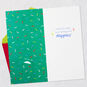 Santa Drinking Boba Tea Christmas Money Holder Open card with envelope image number 4