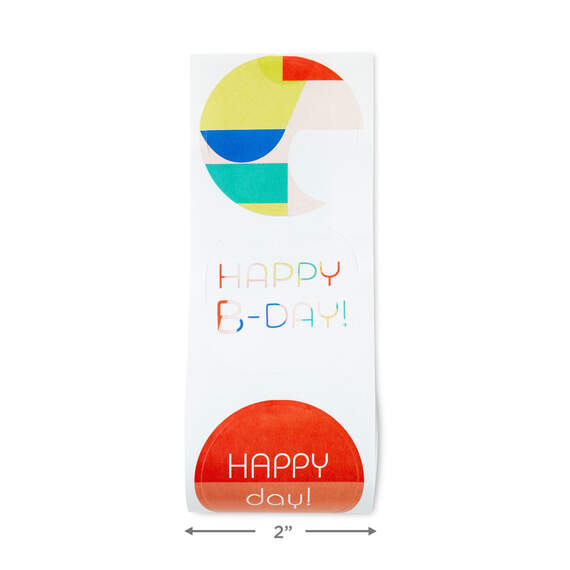 Happy Day Stickers on Roll, Pack of 27, , large image number 3