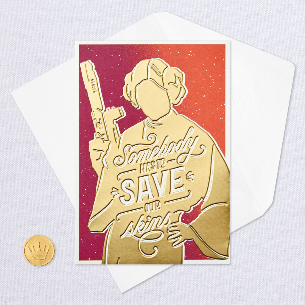 Verrassend Star Wars™ Princess Leia™ Rescue Birthday Card - Greeting Cards OL-38
