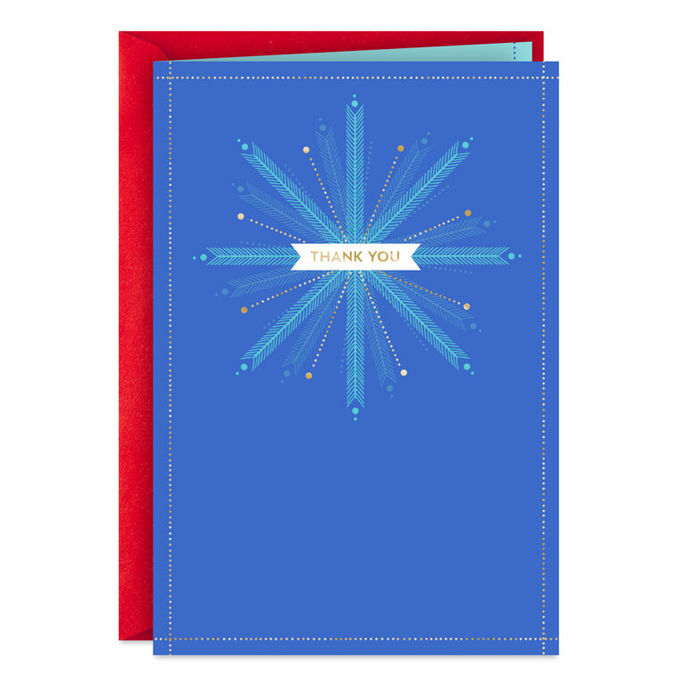 Warm Thoughts and Gratitude Thank-You Card