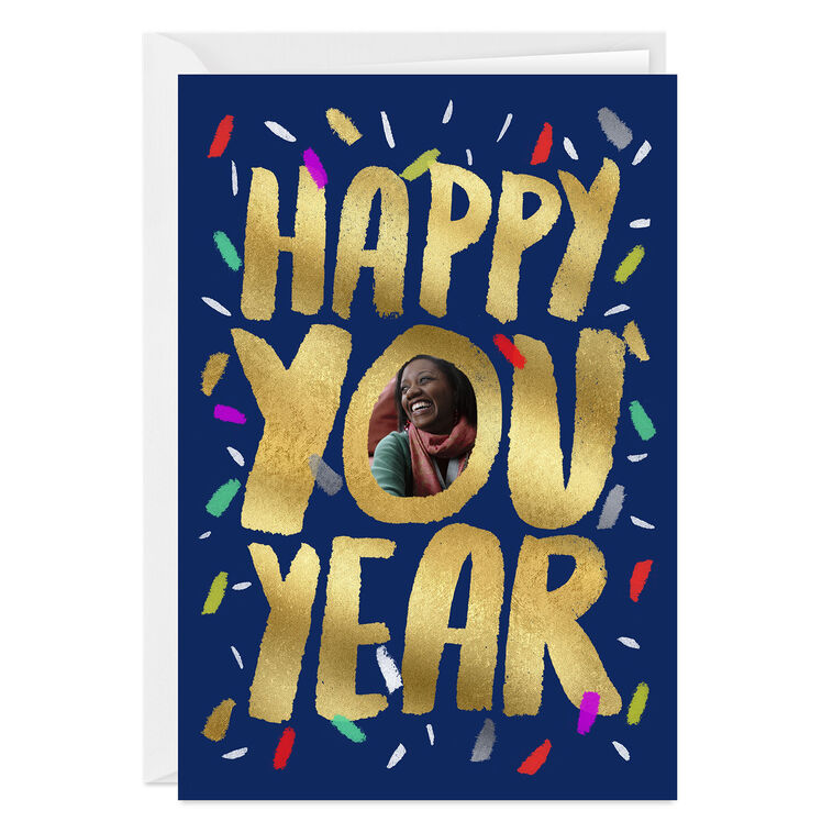 Personalized Happy You Year Photo Card