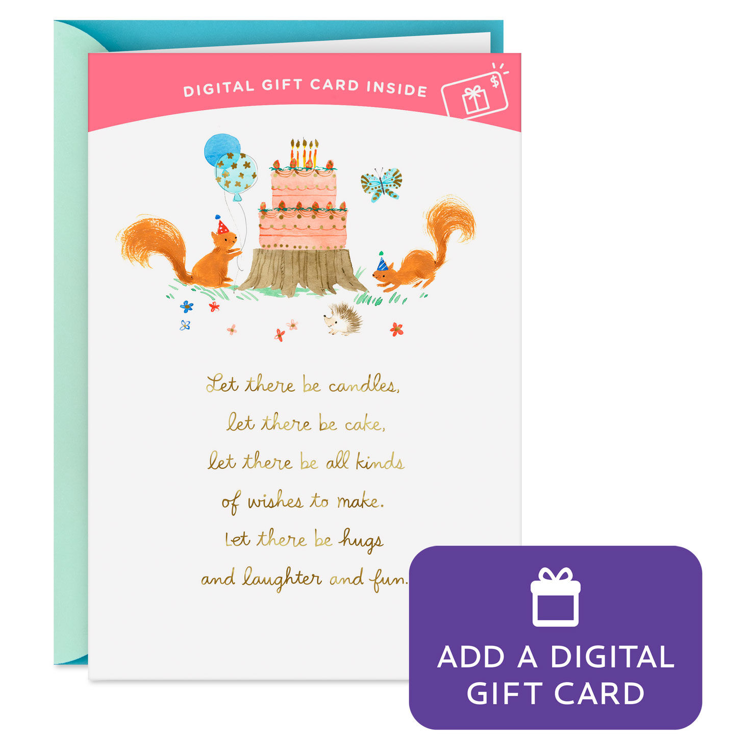 Candles and Cake Gift Card Greeting Birthday Card for only USD 4.99 | Hallmark