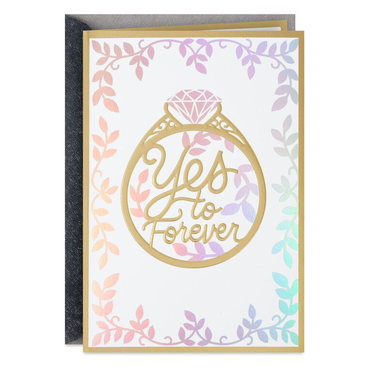 Yes to Forever Engagement Card