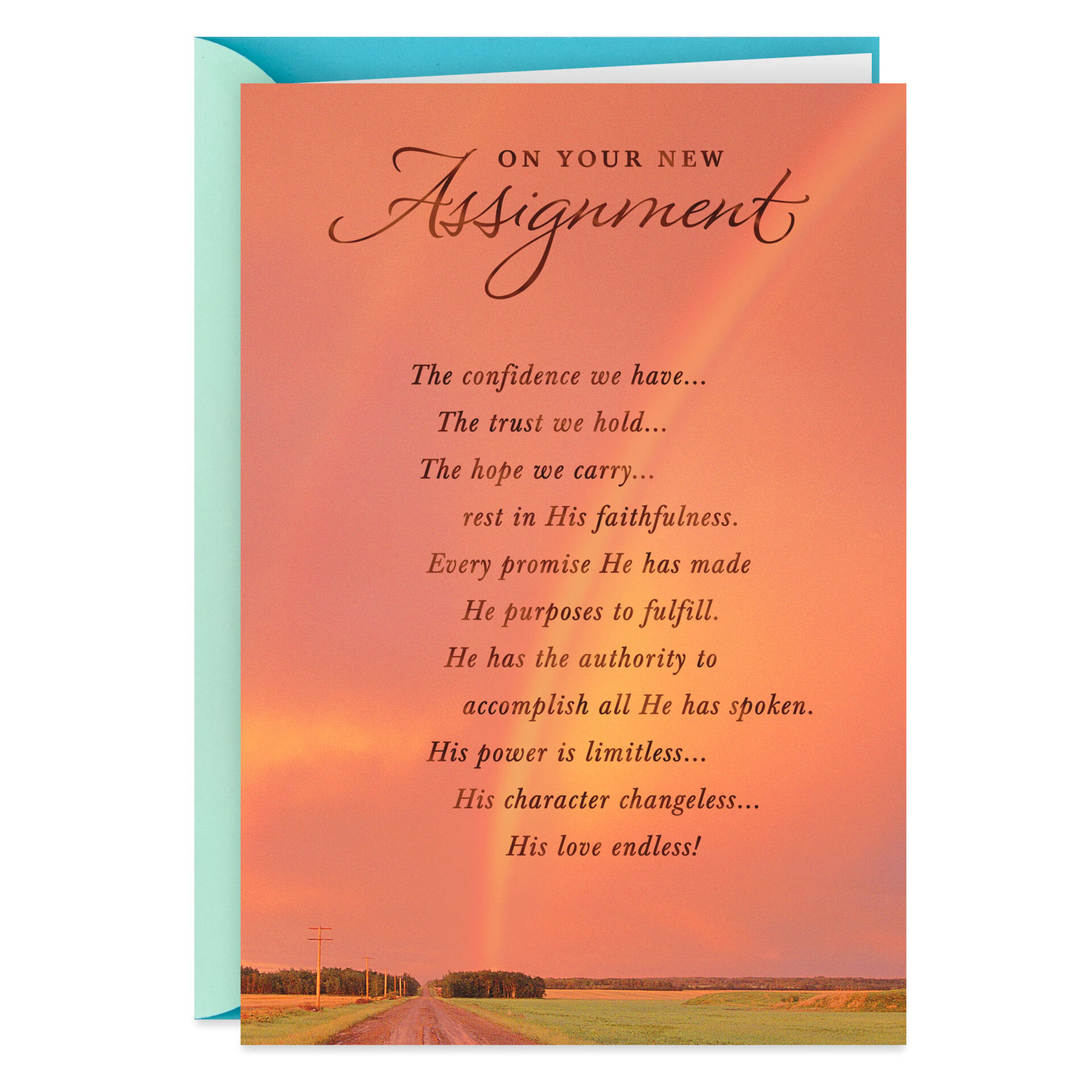 Blessings on Your New Assignment Card - Greeting Cards - Hallmark