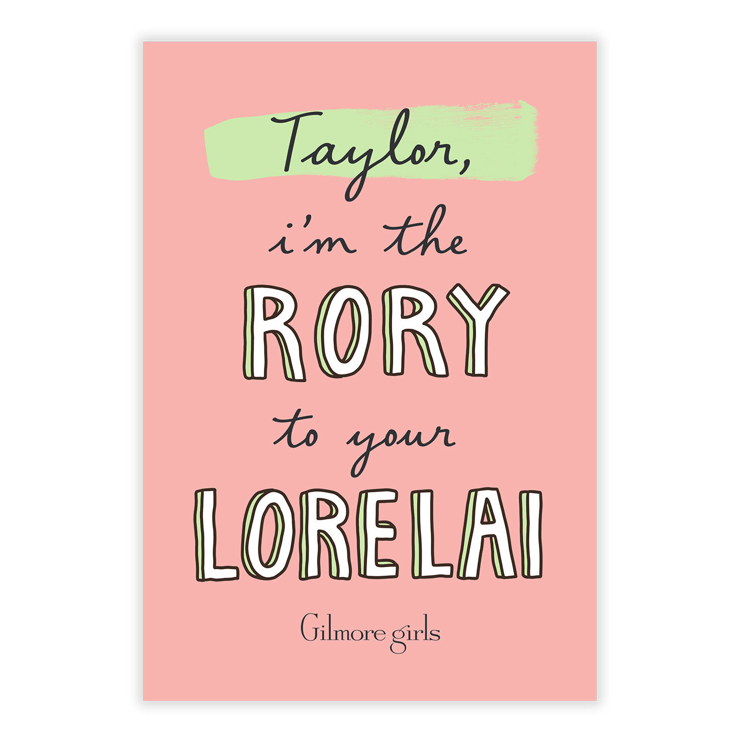 Gilmore Girls The Rory to Your Lorelai Custom Card, , large image number 8