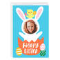 Personalized Bunny Face Hoppy Easter Photo Card, , large image number 1