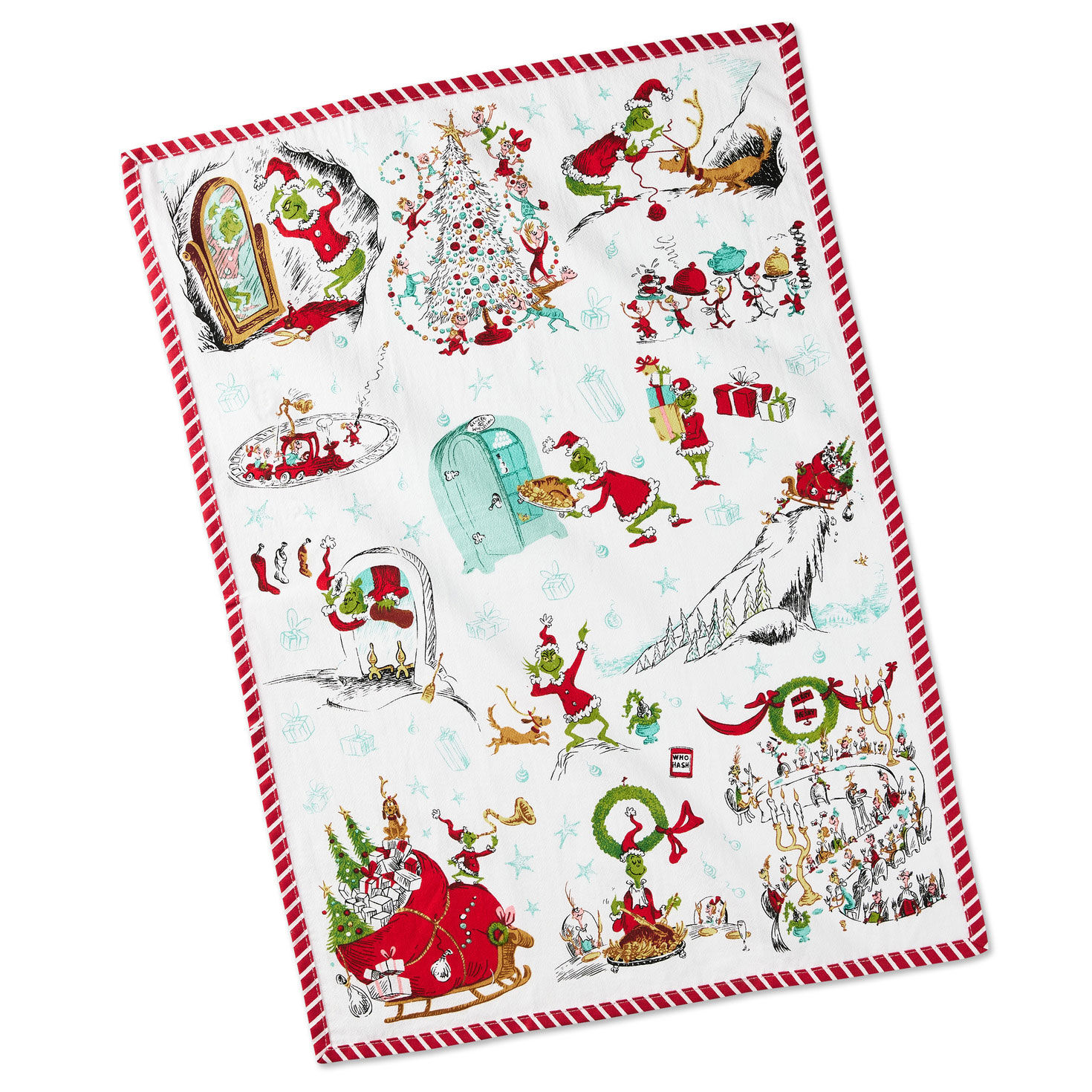 Dr. Seuss's How the Grinch Stole Christmas!™ Merry Grinchmas Tea Towels, Set of 2 for only USD 28.99 | Hallmark