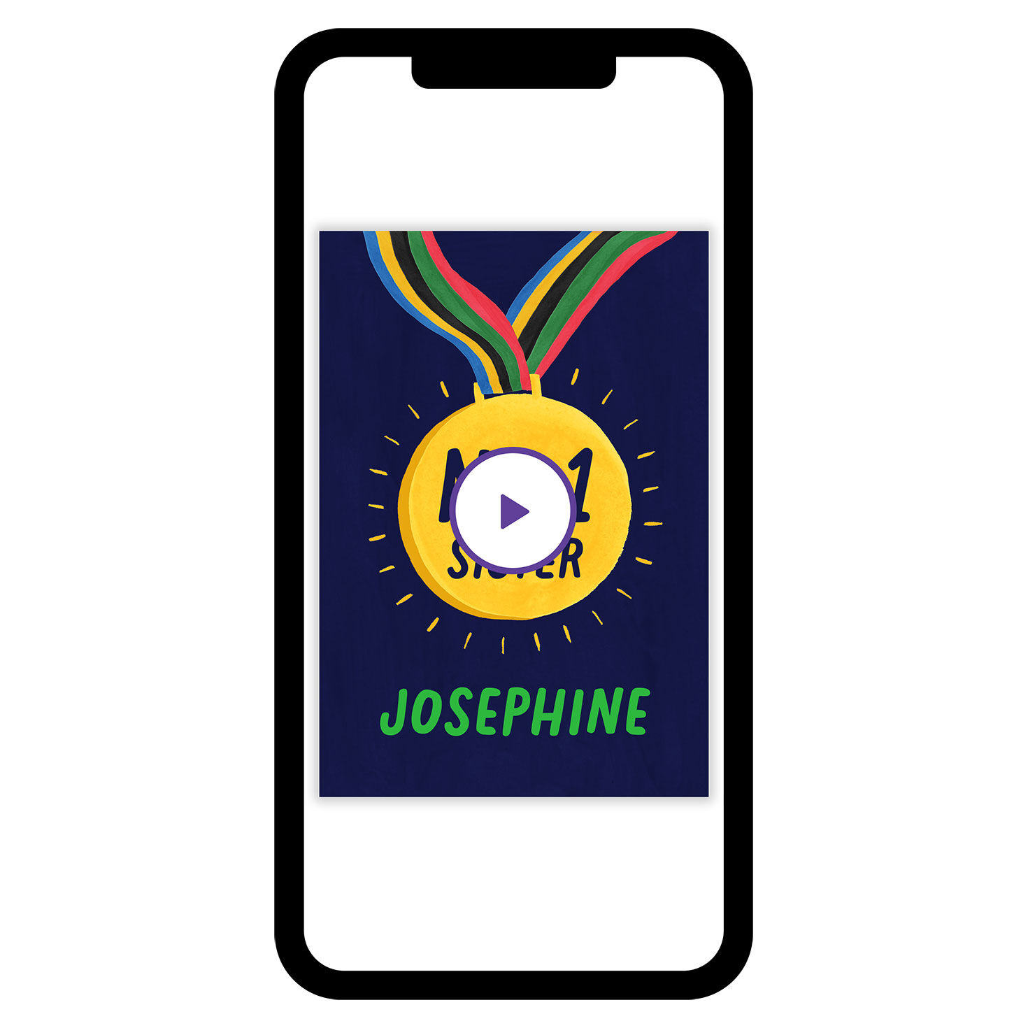 Number 1 Medal Celebration eCard