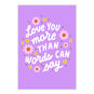 More Than Words Love eCard for Her, , large image number 2