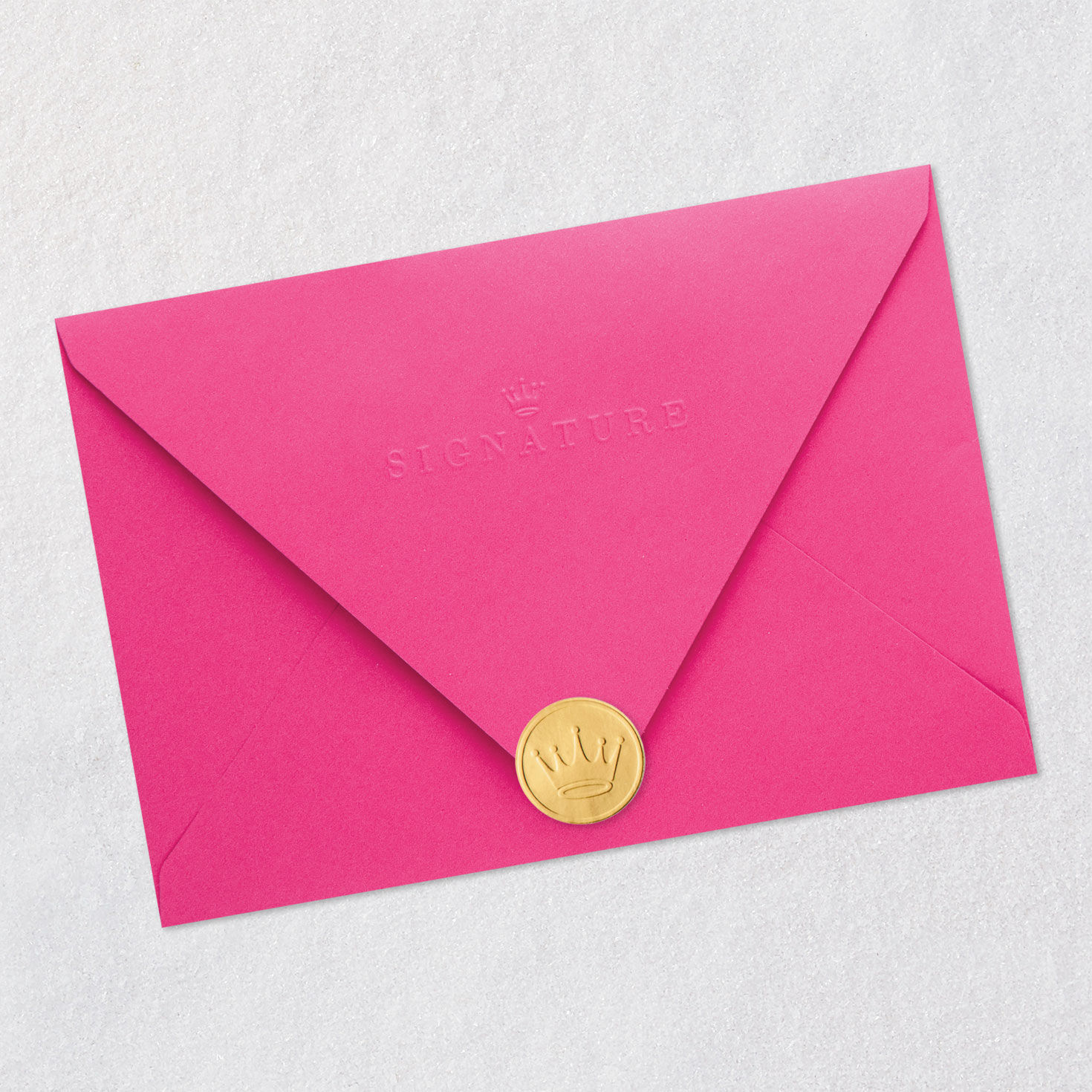 Strawberry Parfait Cocktail Birthday Card Envelope Back with Seal image number 8