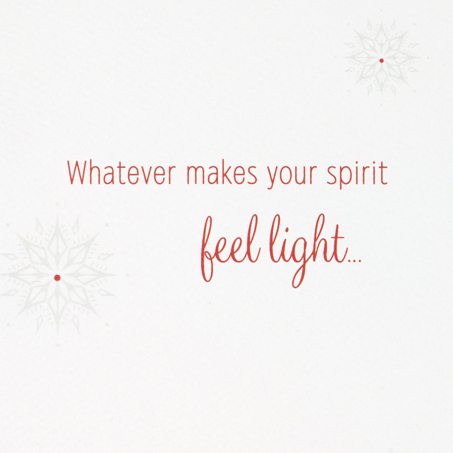 Silver, Red and Gold Snowflakes Christmas Card Sentiment image number 2