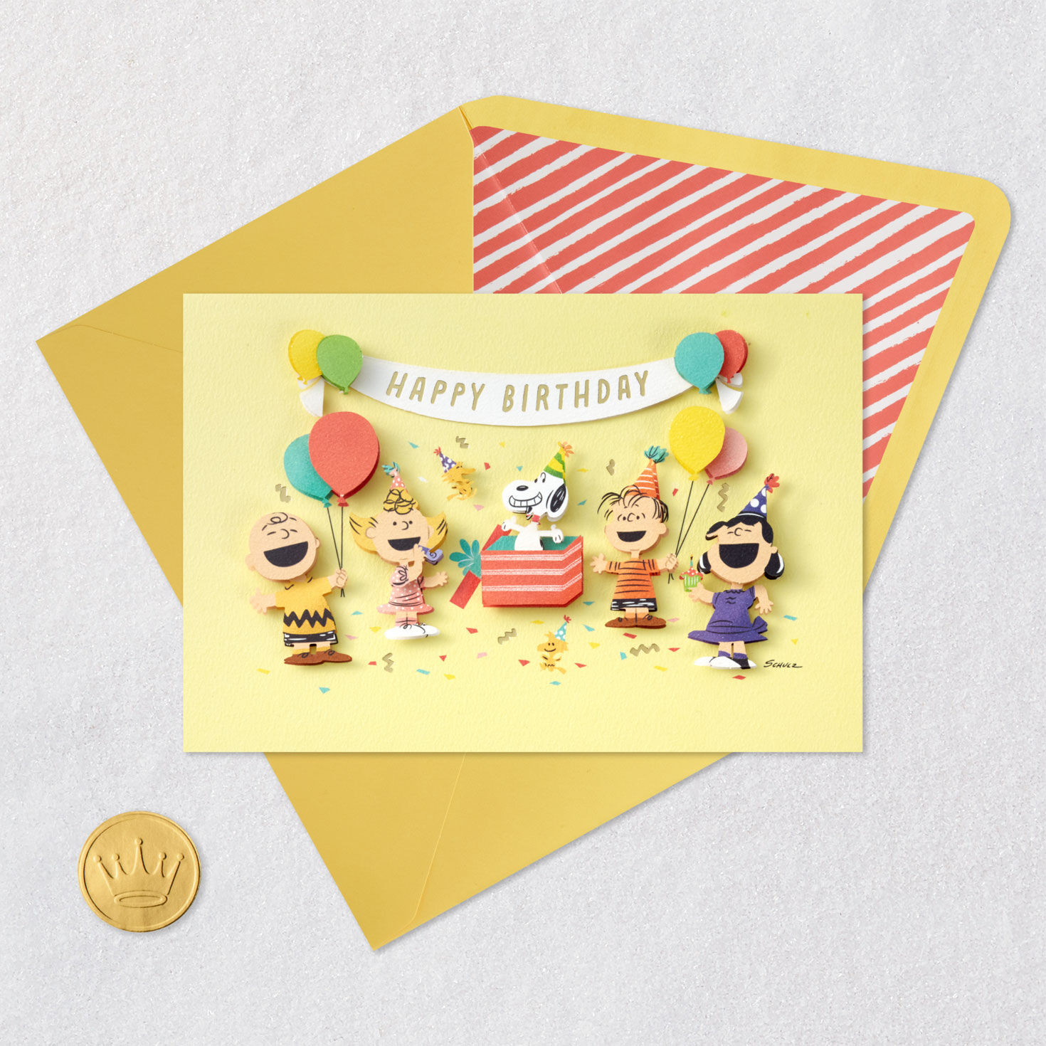 Peanuts® Every Happy Thing Birthday Card for only USD 8.59 | Hallmark