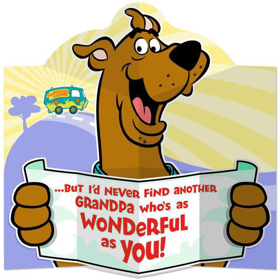 Scooby-Doo™ Pop Up Father's Day Card for Grandpa, , large image number 2
