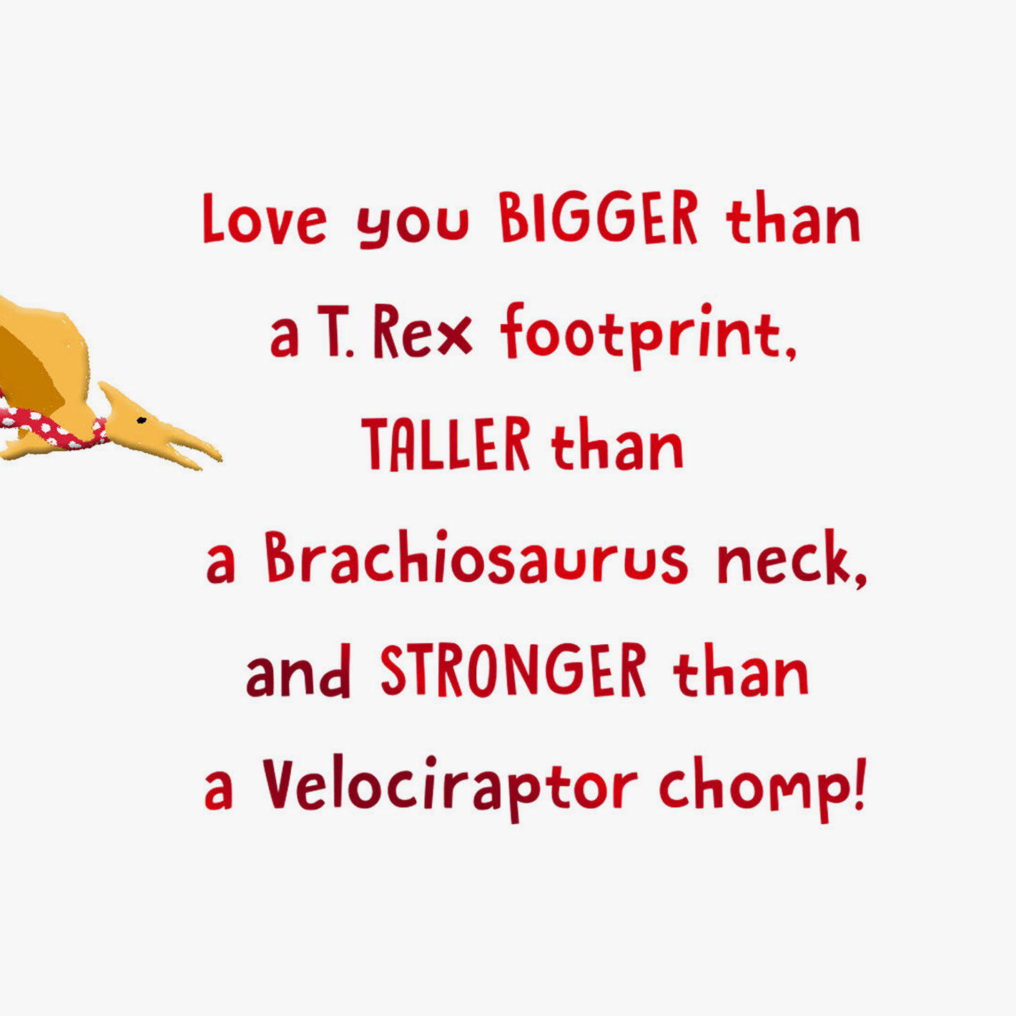 Dinosaur Christmas Tree Christmas Card Sentiment image number 2