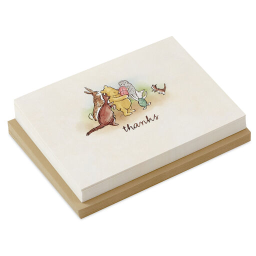 Disney Winnie the Pooh Watercolor Boxed Blank Thank-You Cards, Pack of 20, 