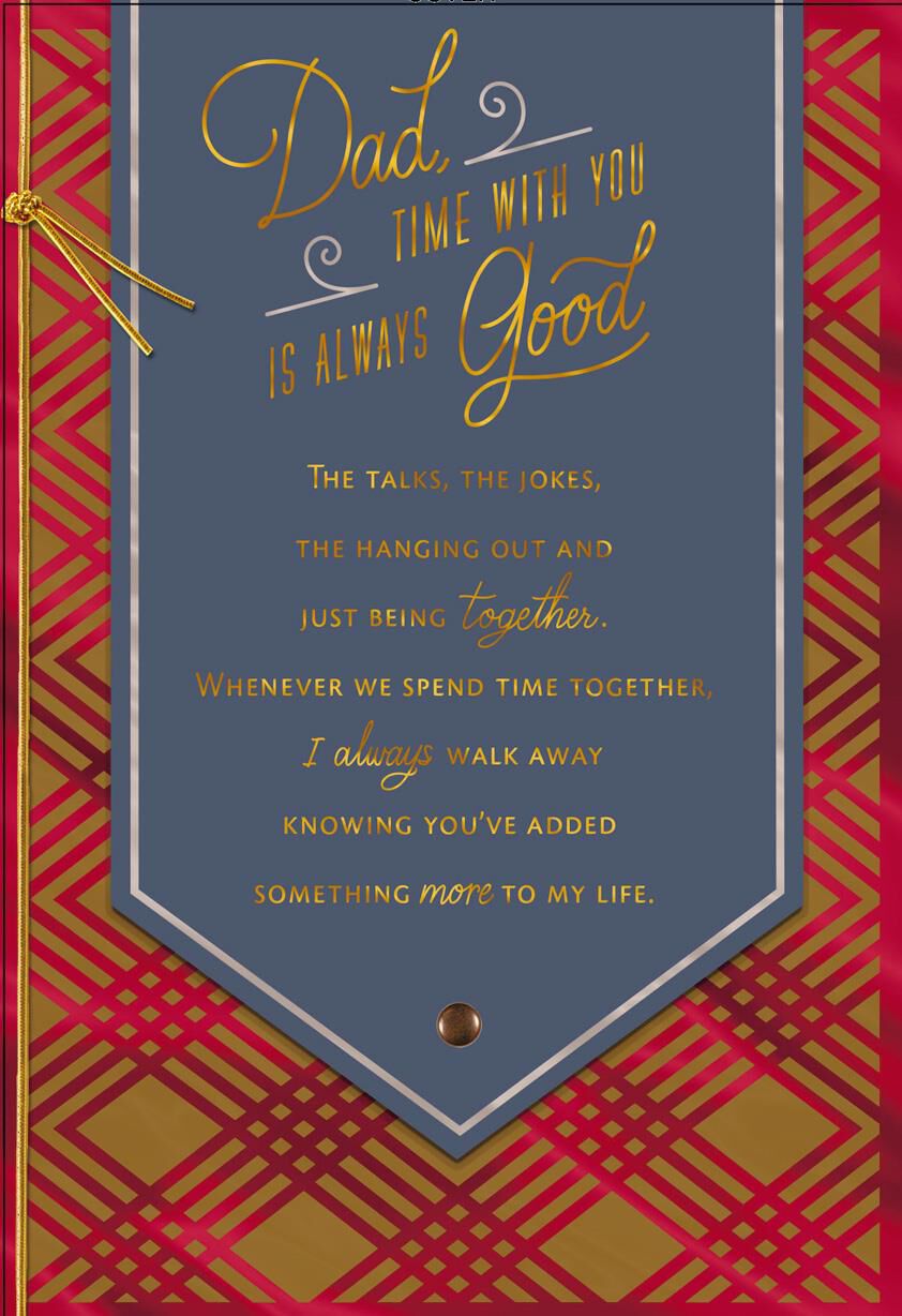 18 birthday card for greeting Card Together Love Our   Dad Time for Greeting Birthday