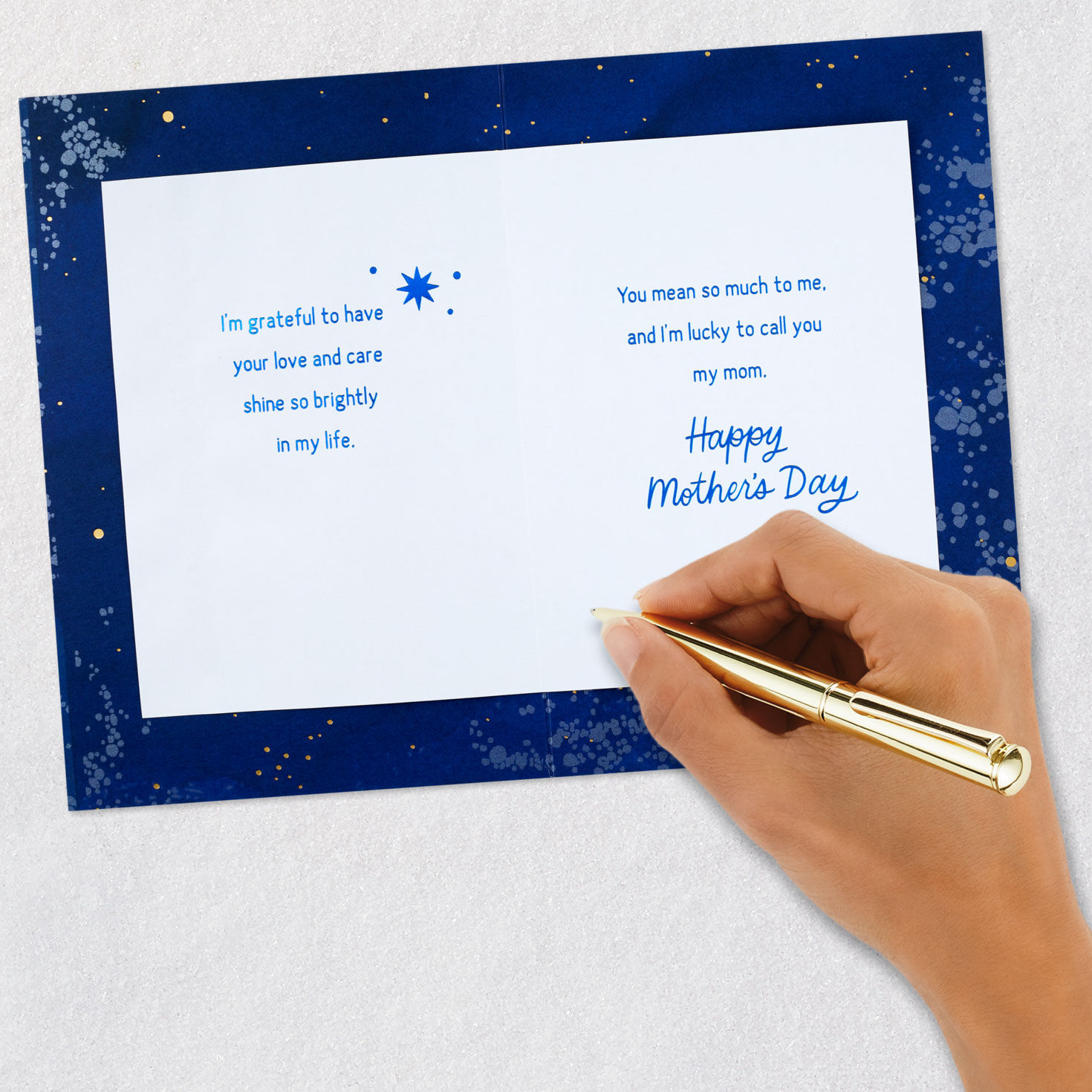 Star in Sky Mom Mother's Day Card Signing card image number 7