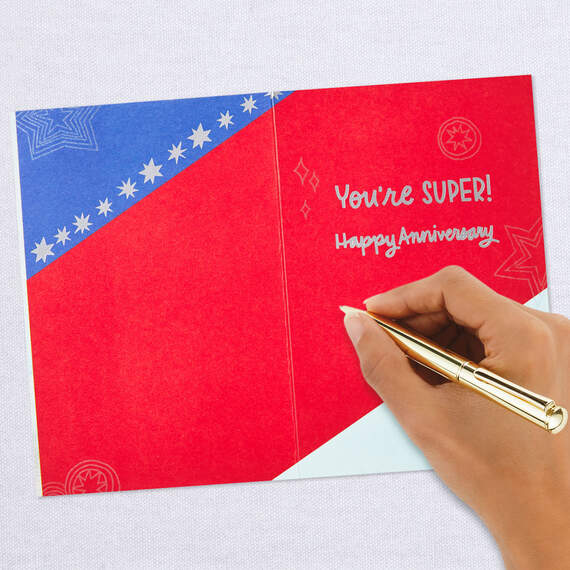 Super Hero Dog Happy Work Anniversary Card, , large image number 6