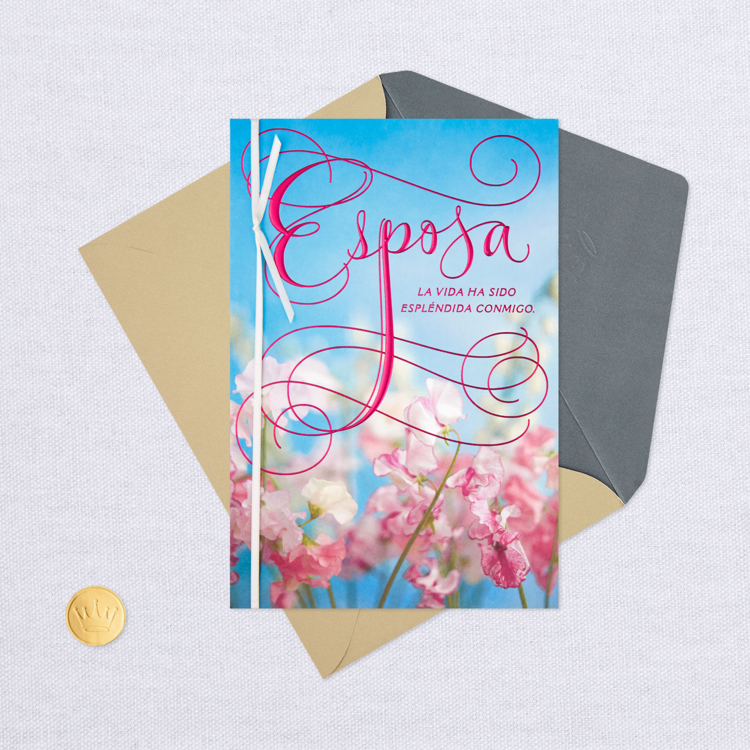 Forever Grateful Spanish-Language Anniversary Card for Wife for only USD 4.99 | Hallmark