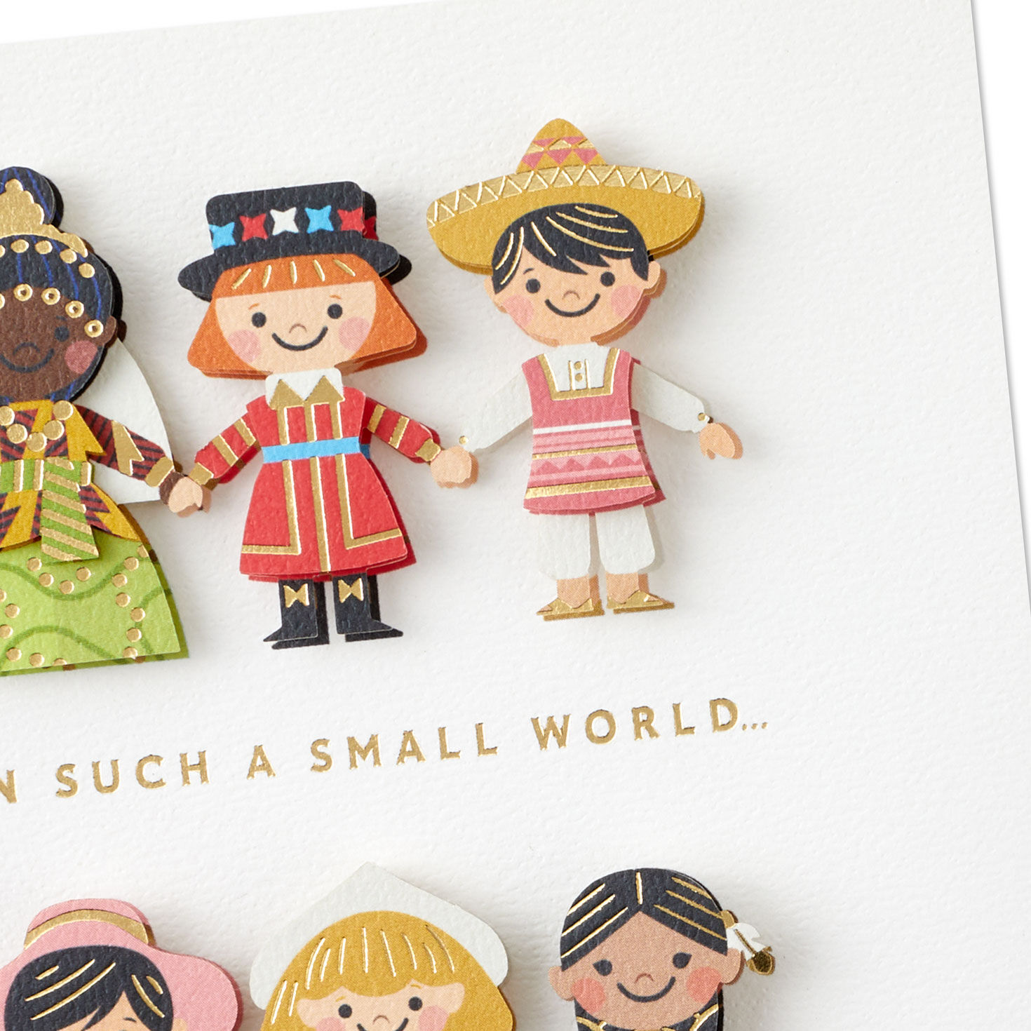 Disney It&rsquo;s a Small World Thinking of You Card, , large image number 4
