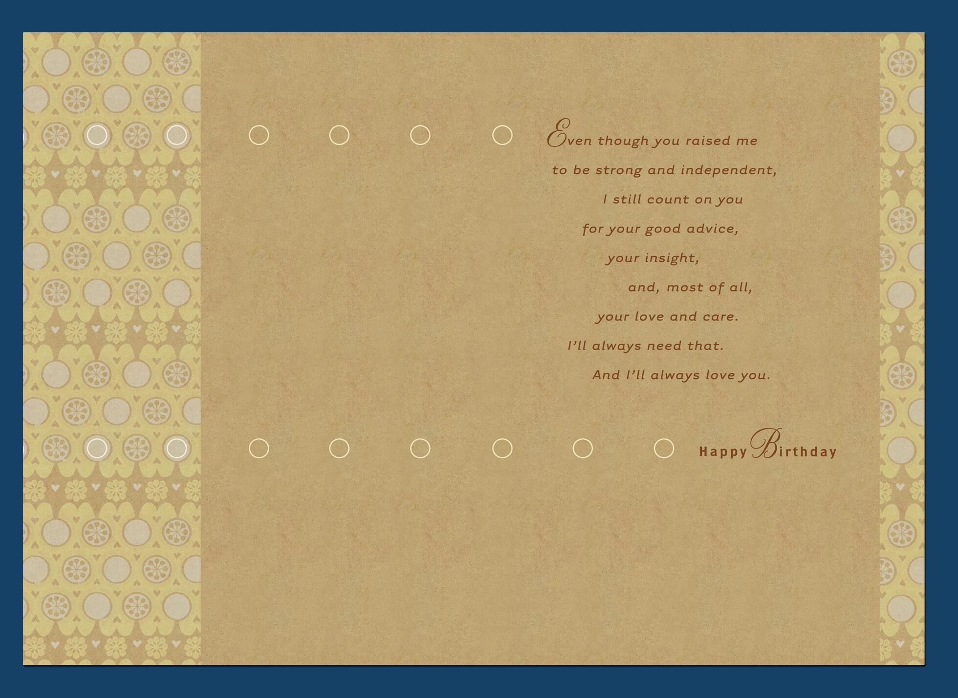 I'll Always Love You Birthday Card for Daddy