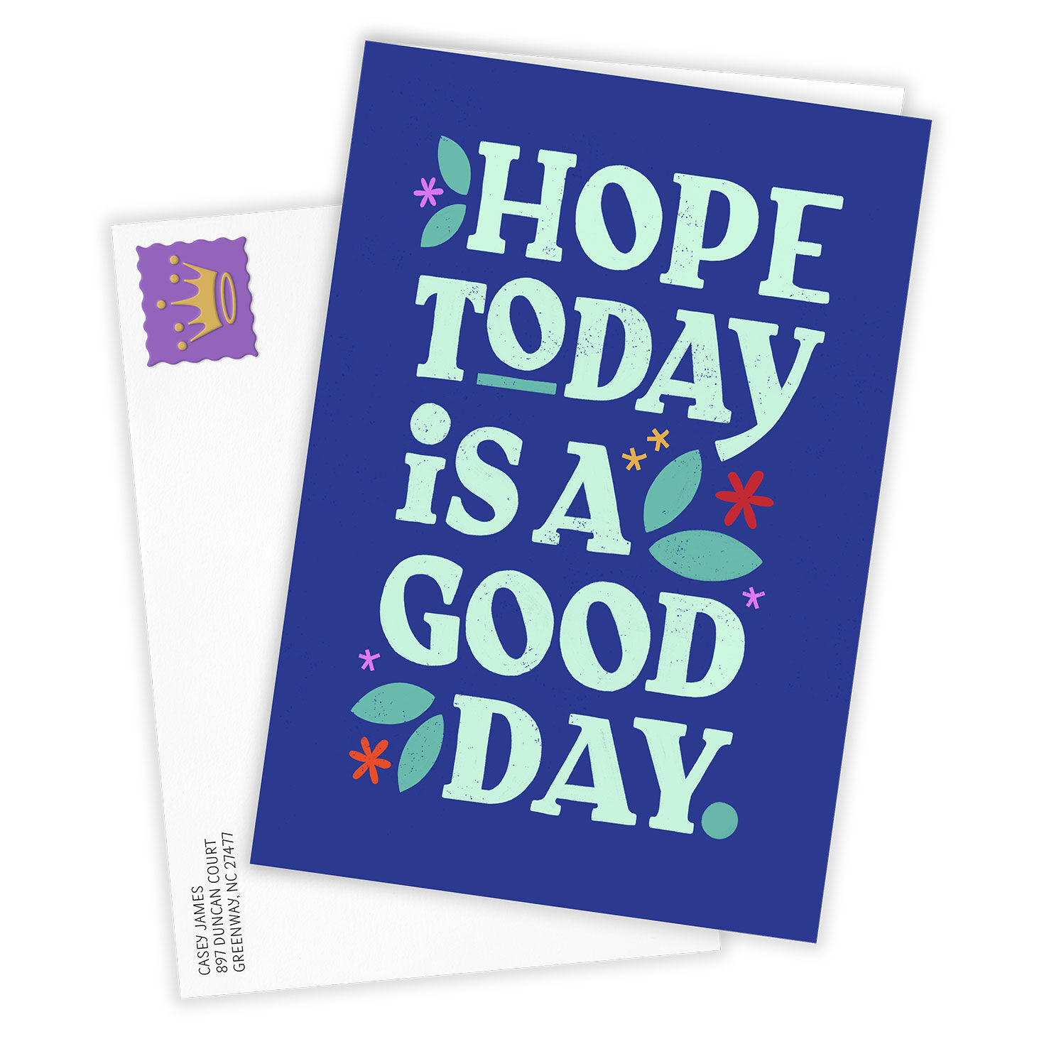Hope Today is a Good Day Custom Card, , large image number 2