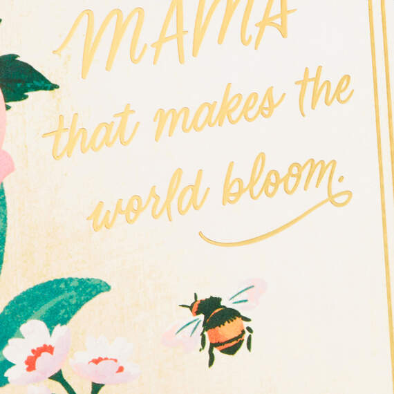 You Make the World Bloom Bilingual Mother's Day Card, , large image number 5