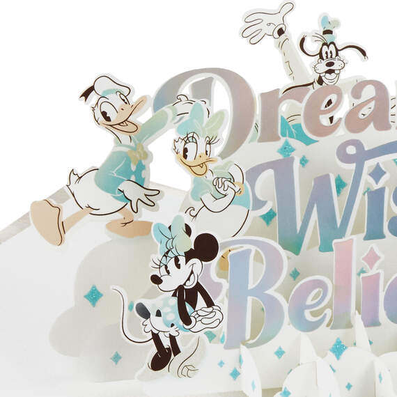 Disney 100 Years of Wonder Day Full of Wonder 3D Pop-Up Card
