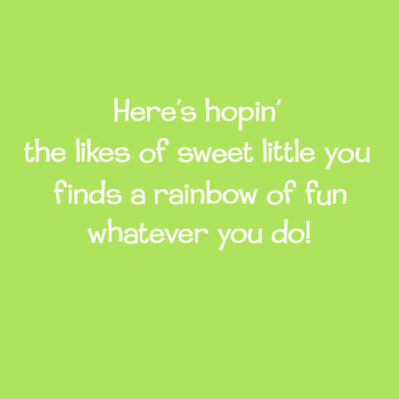 Rainbow of Fun for Sweet Little You St. Patrick's Day Card, , large image number 2