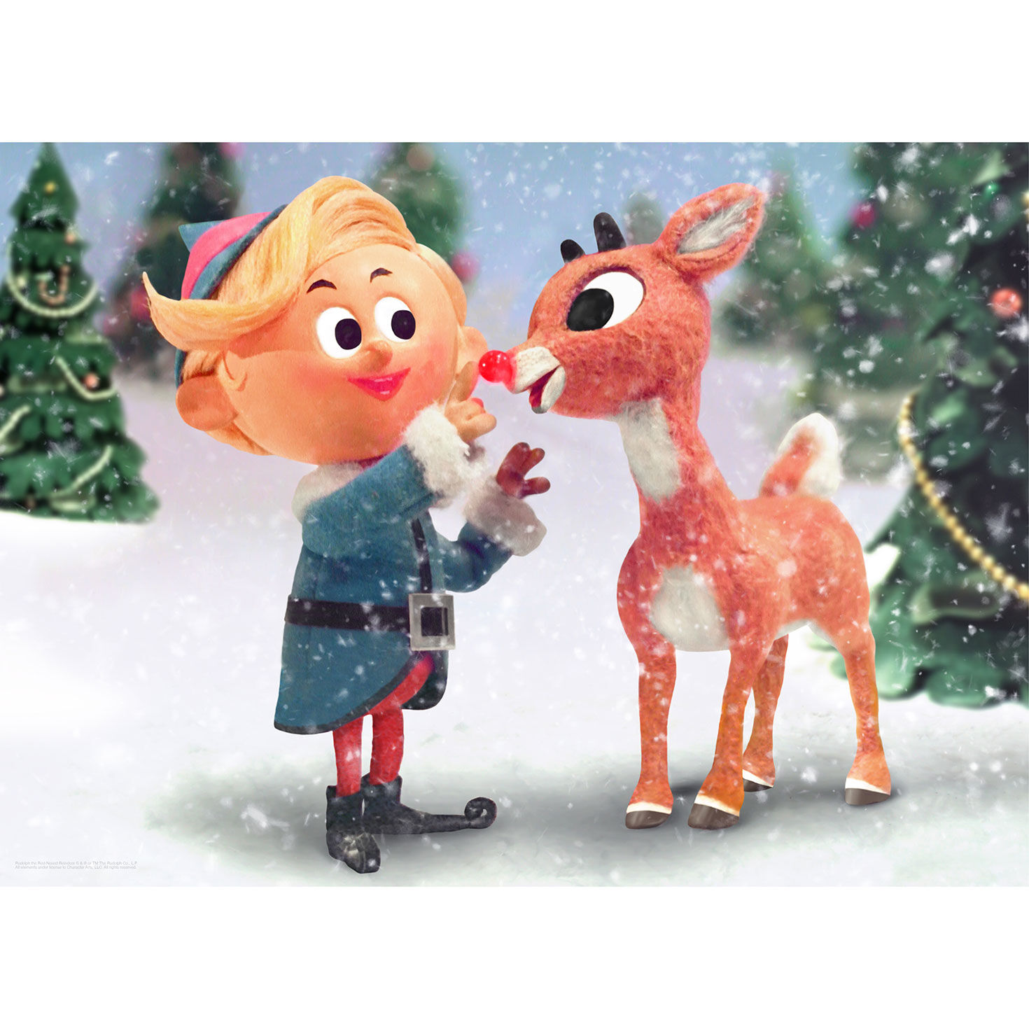 Rudolph the Red-Nosed Reindeer Cartoon Puzzle front image number 2