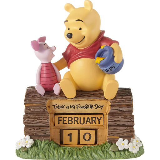 Precious Moments Disney Winnie the Pooh Perpetual Calendar, 5.5", 